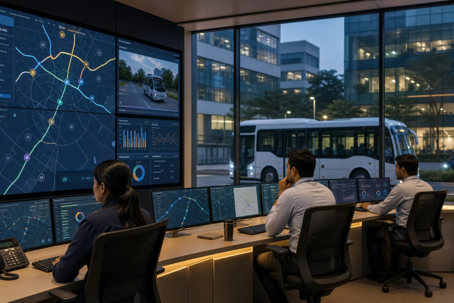 Corporate mobility operations control centre